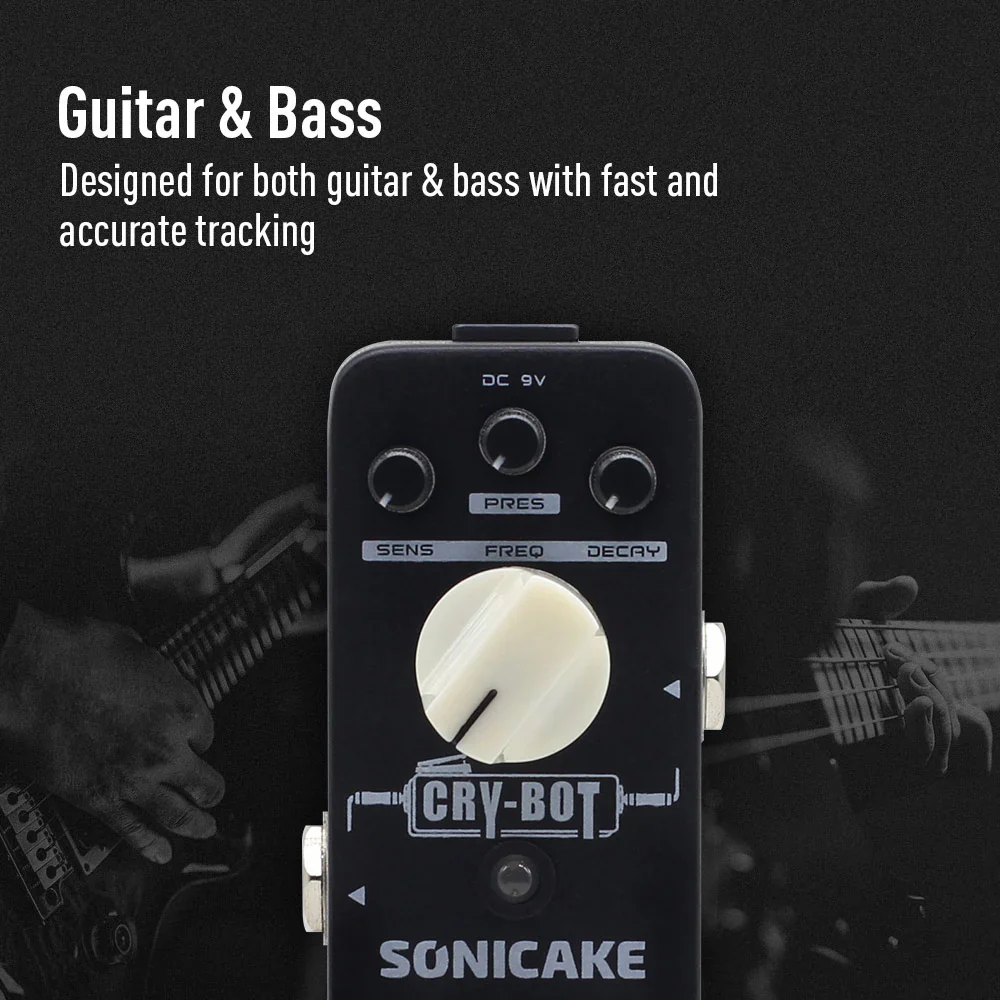 PEDAL GUITARRA ELECTRICA SONICAKE WAH, CRY-BOT QSS-07E - Image 4