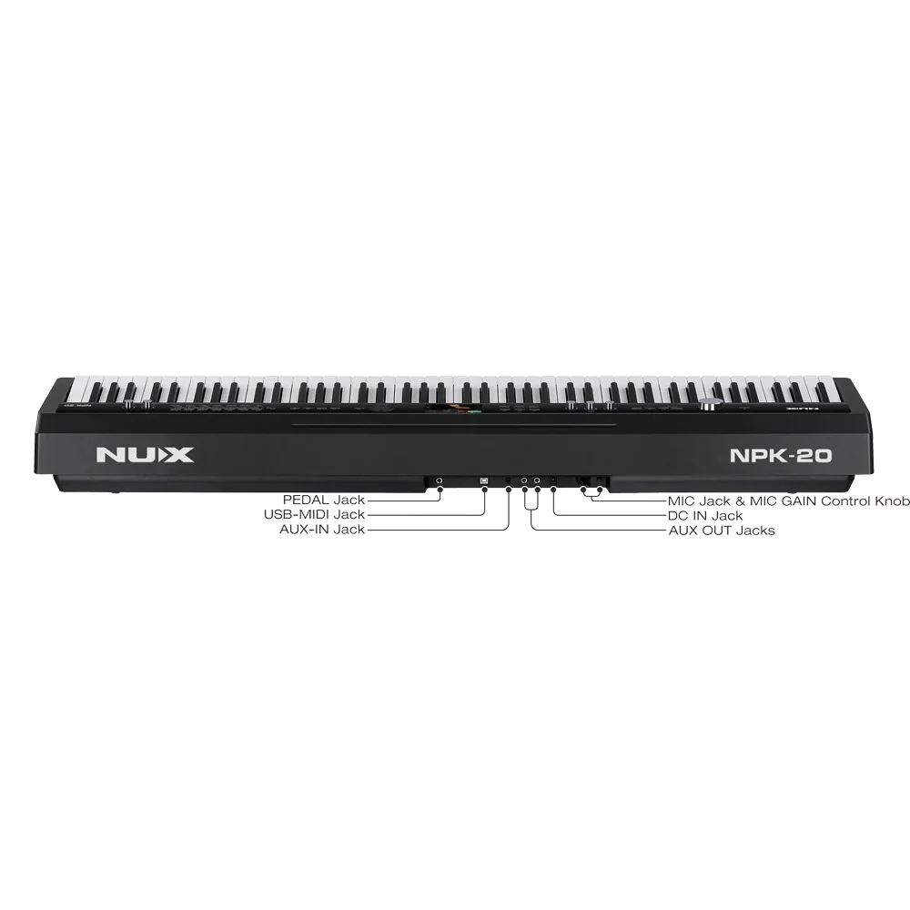 PIANO ELECTRICO NUX NPK-20 BK - Image 5