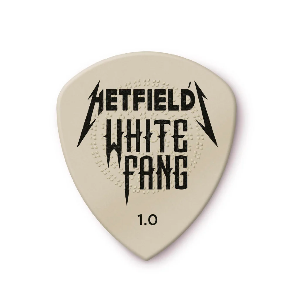 PICK DUNLOP JAMES HETFIELD WHITE FANG, 1.0, PH122P1.0 6 UNIDADES - Image 3
