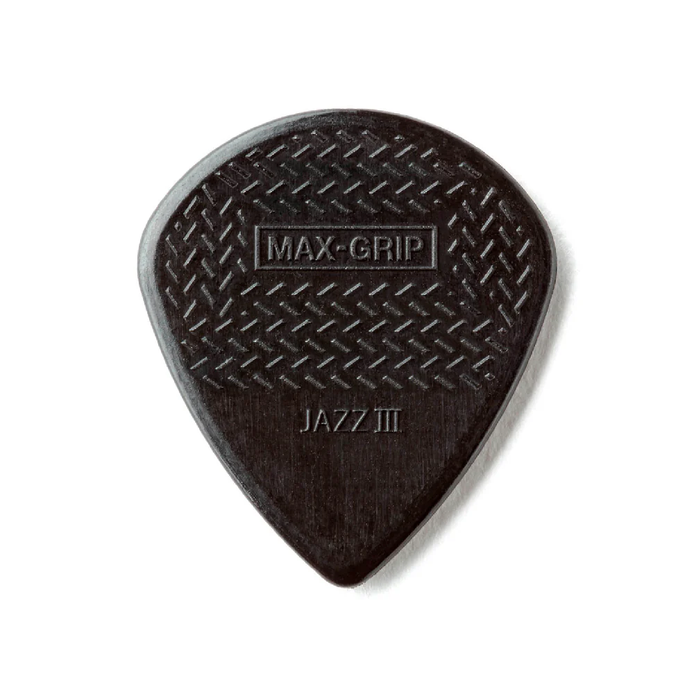 PICK DUNLOP STIFFO MAX GRIP JAZZ III, 1.38, BLACK, 471P3S 6 UNIDADES - Image 2