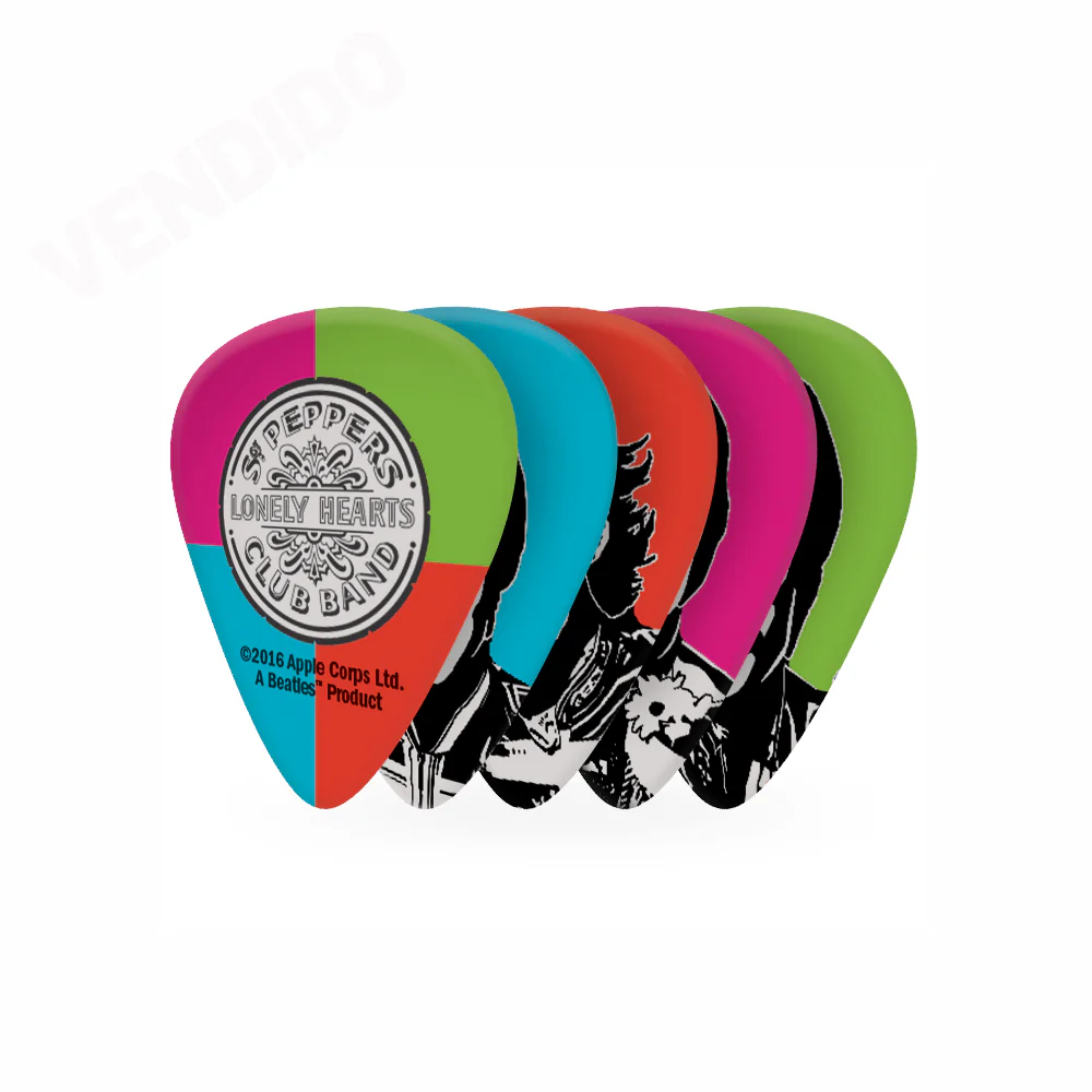 PICKS DADDARIO 1CWH6-10B6 THE BEATLES, SGT. PEPPERS 0.85MM, 10 UNIDADES - Image 3