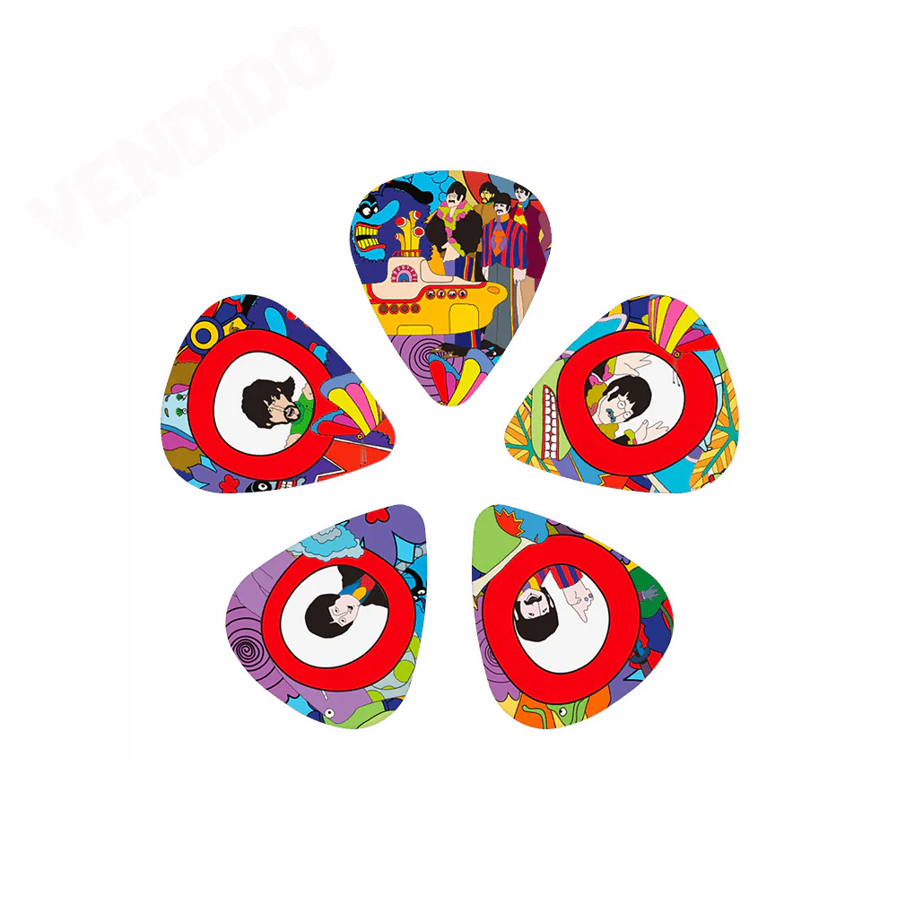 PICKS DADDARIO 1CWH4-10B7 THE BEATLES, YELLOW SUBMARINE, 0.70MM, 10 UNIDADES - Image 2