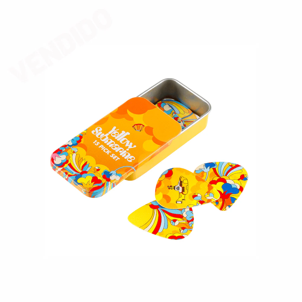 PICKS DADDARIO 1CWH4-11B1 THE BEATLES, YELLOW SUB PRIMROSE PRAIRE, 0.70MM, 15 UNIDADES