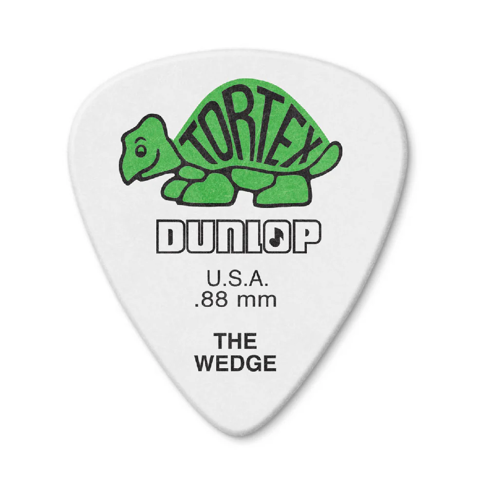 PLUMA TORTEX WEDGE DUNLOP 424P.88 MM. GREEN 6 UNIDADES - Image 2
