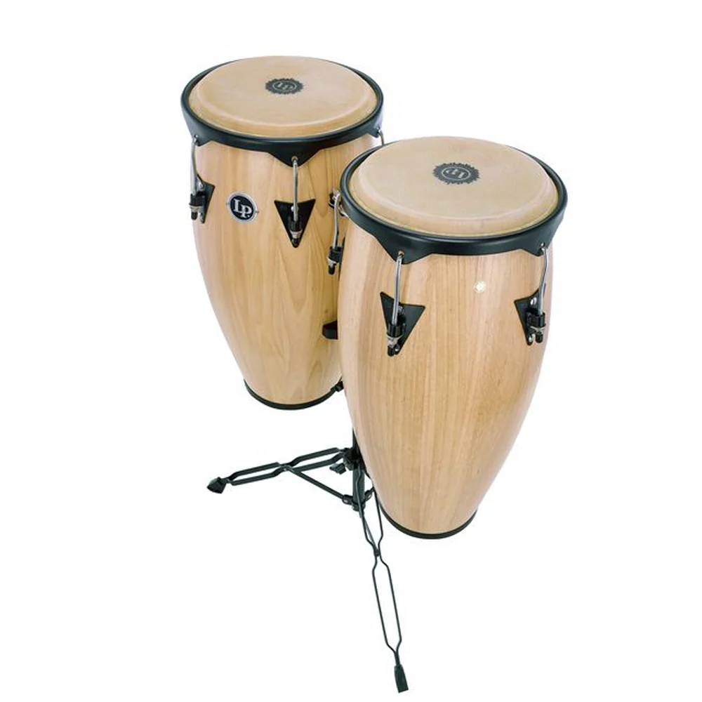 SET CONGA MADERA LATIN PERCUSSION LP647NY-AW,11" 12",CITY SERIES,NATURAL,STAND - Image 4