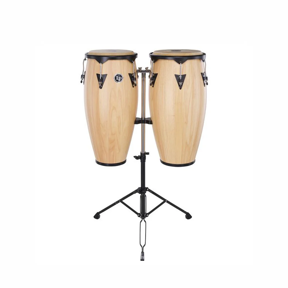 SET CONGA MADERA LATIN PERCUSSION LP647NY-AW,11" 12",CITY SERIES,NATURAL,STAND - Image 5