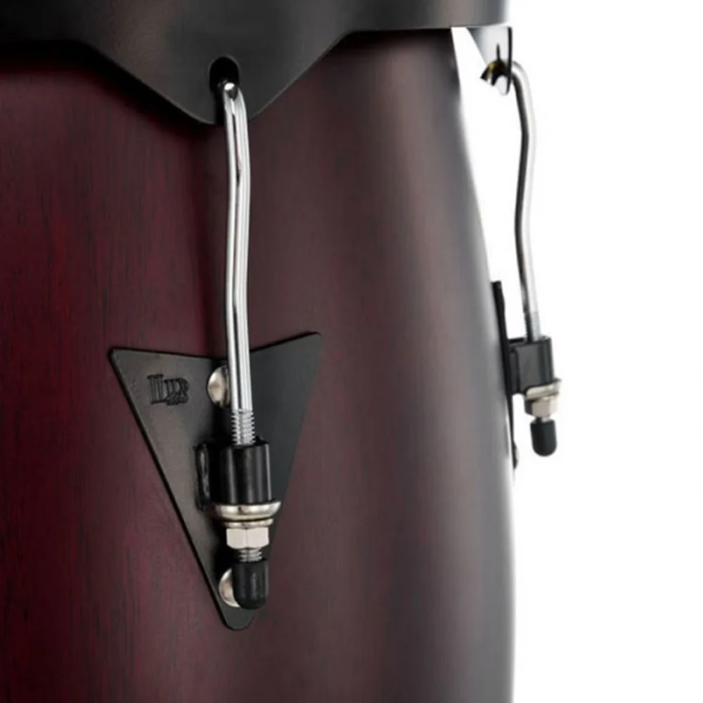 SET CONGA MADERA LATIN PERCUSSION LP647NY-DW,11" 12",CITY SERIES,DARK WOOD,STAND - Image 2