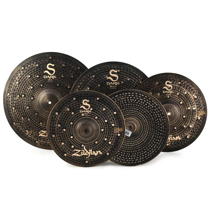 SET PLATILLOS ZILDJIAN S DARK (SD4680) 14" HI HATS,16" CRASH,18" CRASH,20" RIDE - Image 3