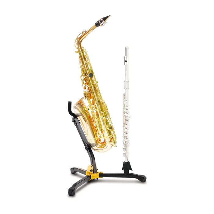 STAND SAXO ALTO/TENOR Y CLARINETE/FLAUTA HERCULES DS532BB CON FORRO - Image 2